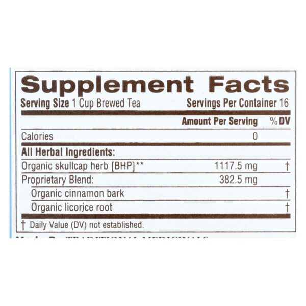 Traditional Medicinals Relaxation Tea - Stress Ease Cinnamon - Case Of 6 - 16 Bags - Image 2
