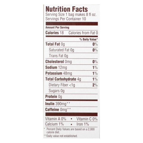 Teeccino Herbal Coffee Chocolate Dark Roast - 10 Tea Bags - Case Of 6 - Image 2