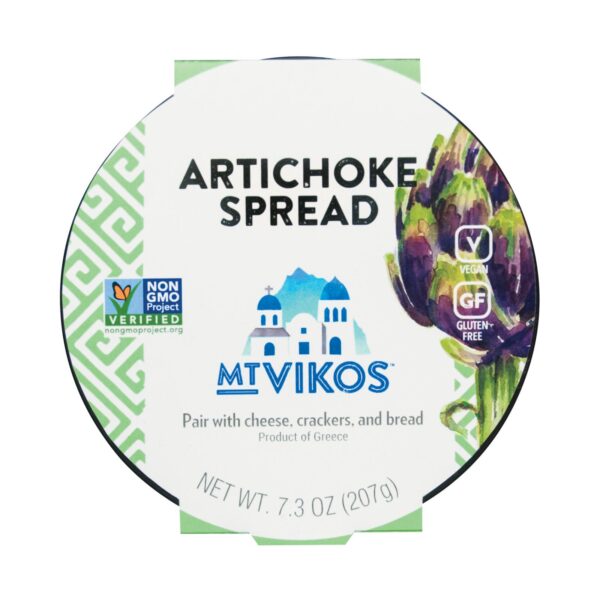Mt Vikos Artichoke Spread - Case Of 6 - 7.3 Oz - Image 2