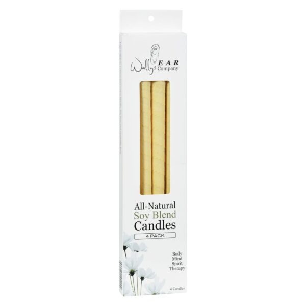 Wally's Ear Candles Plain Paraffin - 4 Candles - Image 2