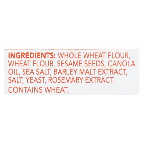 Wasa Sesame & Sea Salt Flatbread Thins  - Case Of 10 - 6.7 Oz - Image 2