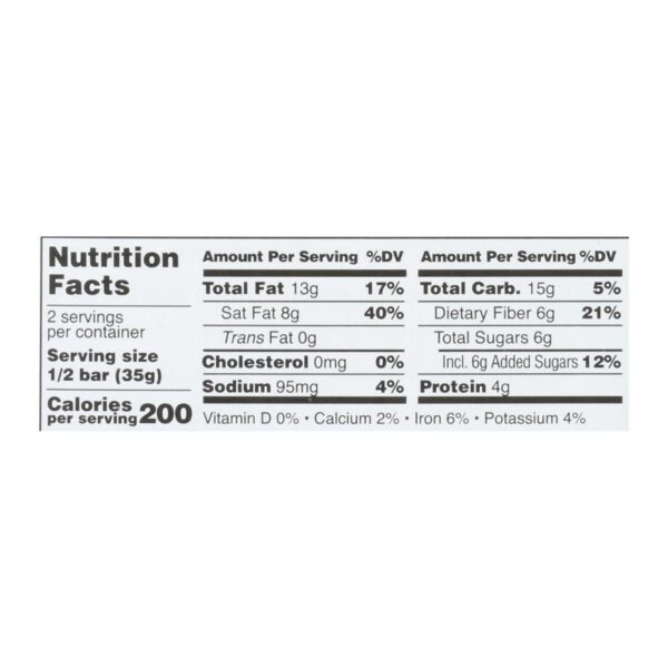 Taza Chocolate Stone Ground Organic Dark Chocolate Bar - Sea Salt And Almond - Case Of 10 - 2.5 Oz. - Image 2