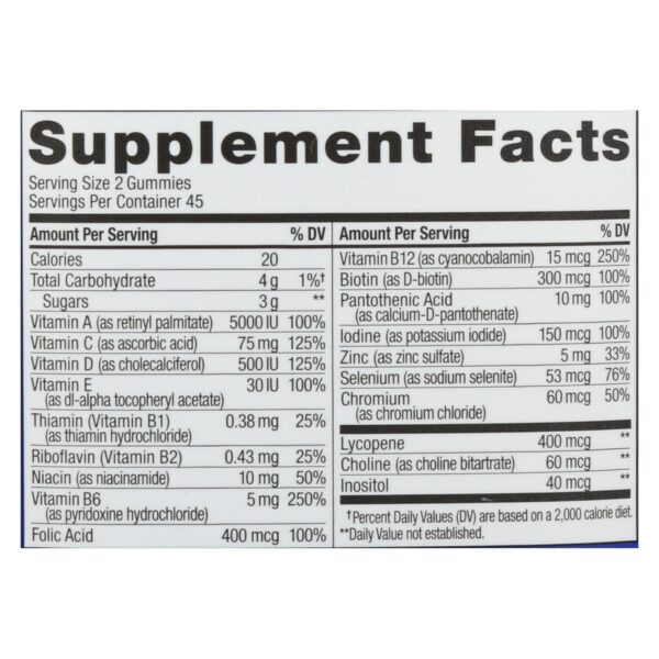 Olly - Vitamins Multi Mens Blkbr - 1 Each - 90 Ct - Image 2