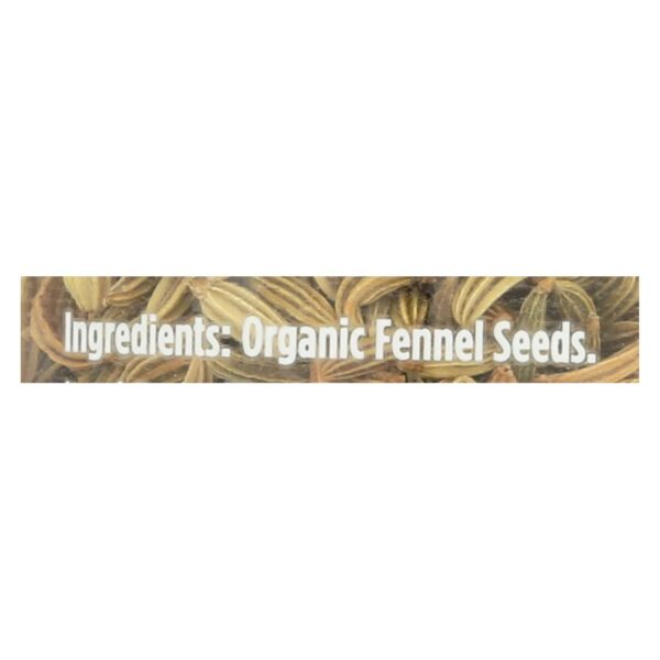 Spicely Organics - Organic Fennel - Seeds - Case Of 3 - 1.1 Oz. - Image 2
