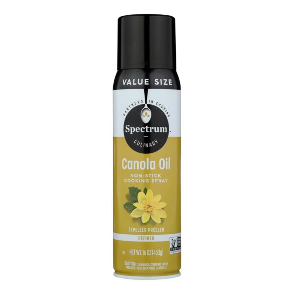 Spectrum Naturals High Heat Canola Spray Oil - Case Of 6 - 16 Fl Oz. - Image 3