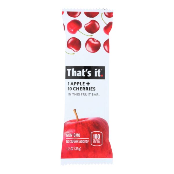 That's It Fruit Bar - Apple And Cherry - Case Of 12 - 1.2 Oz - Image 3