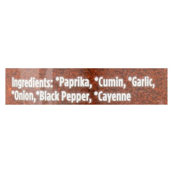 Spicely Organics - Organic Chili - Powder - Case Of 3 - 1.7 Oz. - Image 2