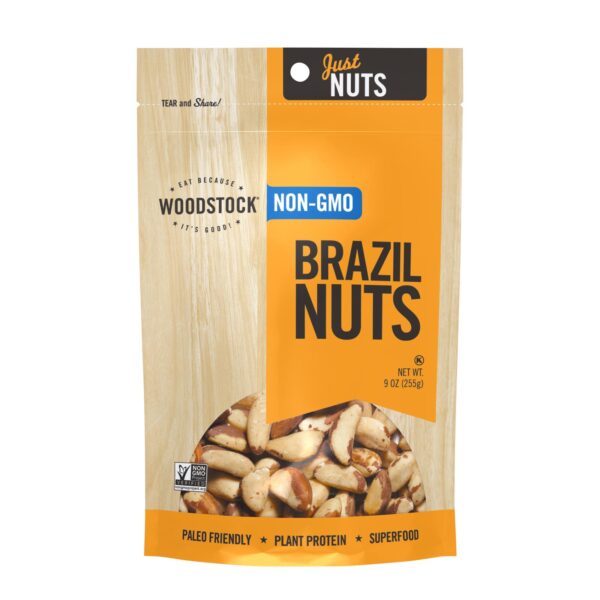 Woodstock Non-gmo Brazil Nuts - Case Of 8 - 9 Oz - Image 2
