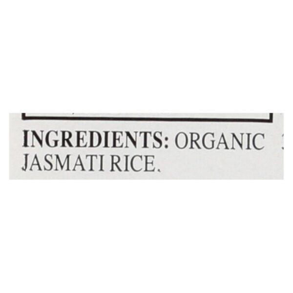 Rice Select Jasmati Rice - Organic - Case Of 4 - 32 Oz. - Image 2