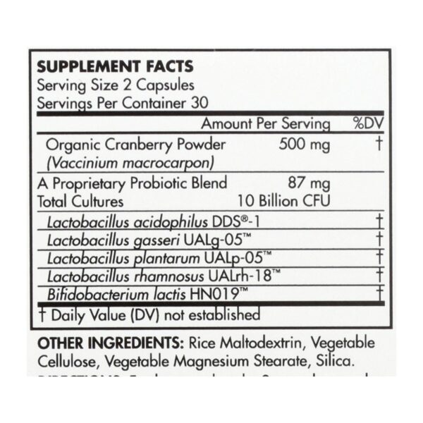 Up4 Probiotics - Dds1 Womens - 60 Vegetarian Capsules - Image 2