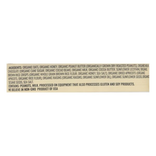 Kate's Real Food - Bar Tram Peanut Butter Milk Cho - Case Of 12 - 2.2 Oz - Image 2