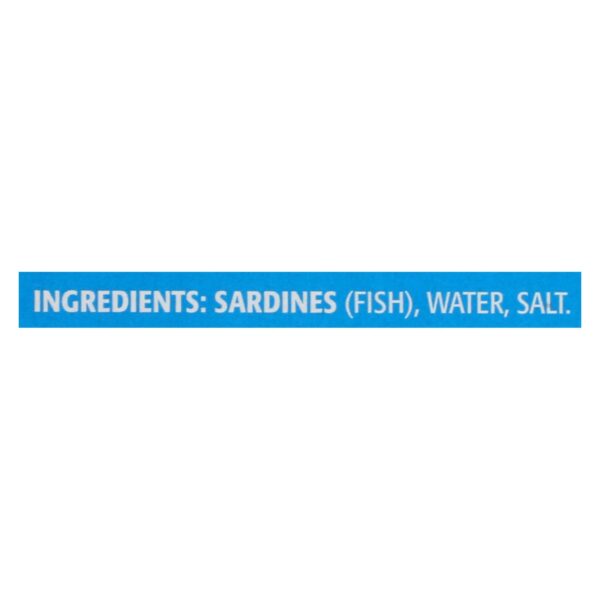 Season Brand Sardines - Skinless And Boneless - In Water - Salt Added - 3.75 Oz - Case Of 12 - Image 2