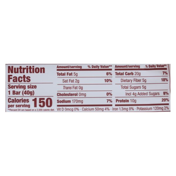 Think Products Thinkthin Bar - Lean Protein Fiber - Chocolate Peanut - 1.41 Oz - 1 Case - Image 2