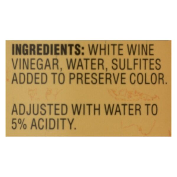 Reese - White Wine Vinegar - Case Of 6 - 12.7 Fl Oz. - Image 2