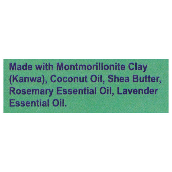 Zion Health - Ancnt Cly Soap Rsmry Lvnd - 1 Each - 6 Oz - Image 2