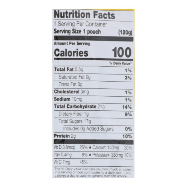 Earth's Best Organic Fruit Yogurt Smoothie - Strawberry Banana - Case Of 12 - 4.2 Oz. - Image 2