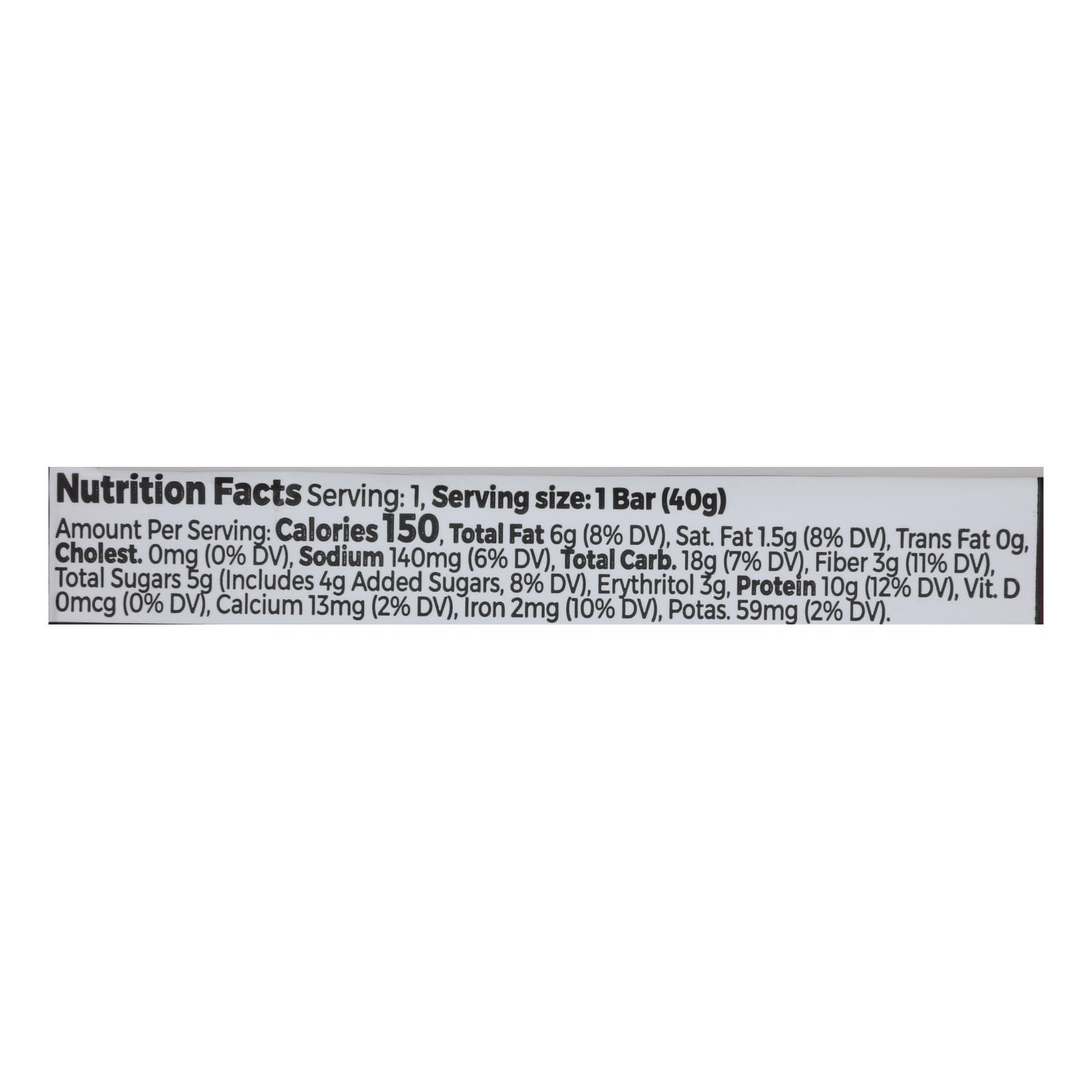 Orgain Organic Protein Bar - Peanut Butter Chocolate Chunk - Case Of 12 - 1.41 Oz - Image 2