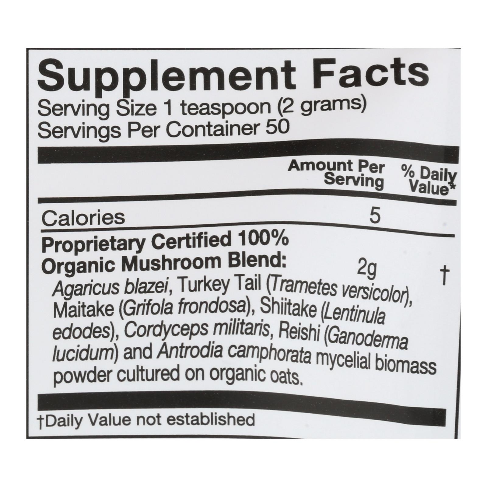 Om - Immune Organic Powder 100grm - 1 Each - 3.5 Oz - Image 2