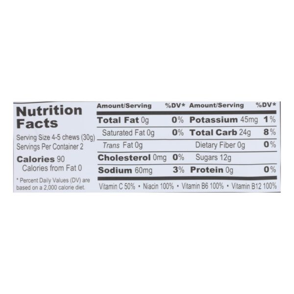 Probar Bolt Energy Chews - Organic Orange - 2.1 Oz - Case Of 12 - Image 2