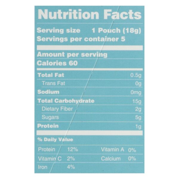 Amara - Baby Food Oats N Berry - Case Of 5 - .63 Oz - Image 3