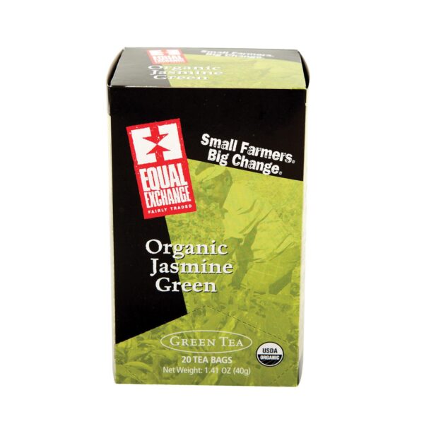 Equal Exchange Organic Jasmine Green Tea - Jasmine - Case Of 6 - 20 Bags - Image 2