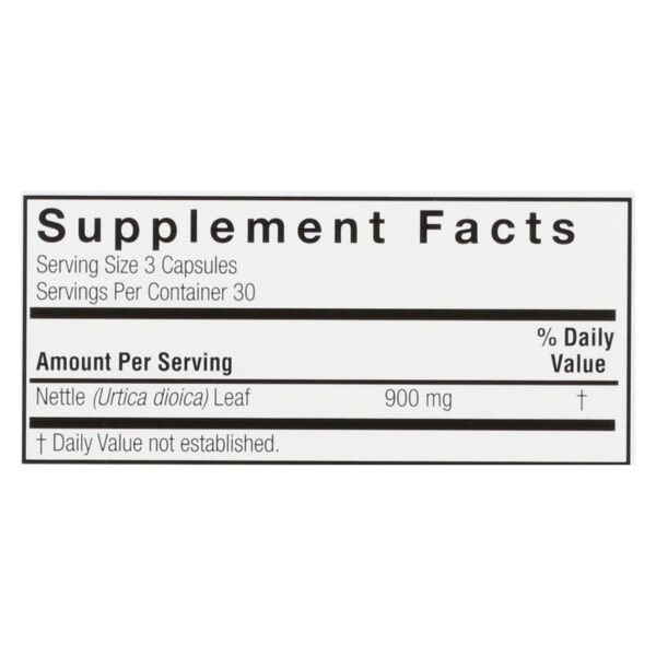 Nature's Answer - Nettle Leaf 900mg - 1 Each - 90 Cap - Image 2