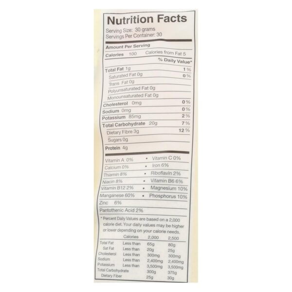 One Degree Organic Foods Sprouted Flour - Whole Wheat - Case Of 6 - 32 Oz. - Image 2