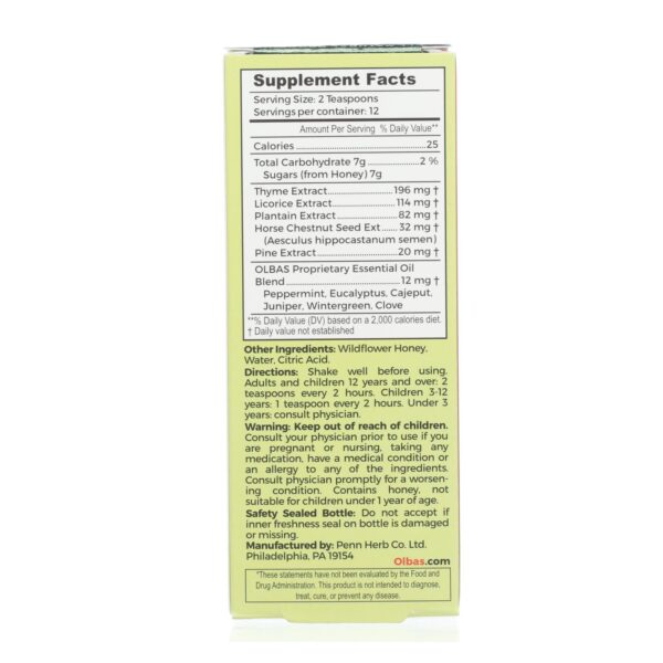 Olbas - Cough Syrup - 4 Fl Oz - Image 2