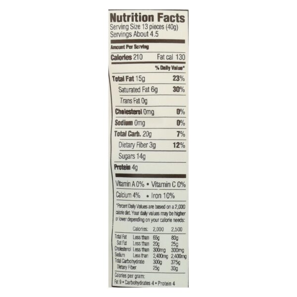 Woodstock Organic Dark Chocolate Almonds - Case Of 8 - 6.5 Oz - Image 2