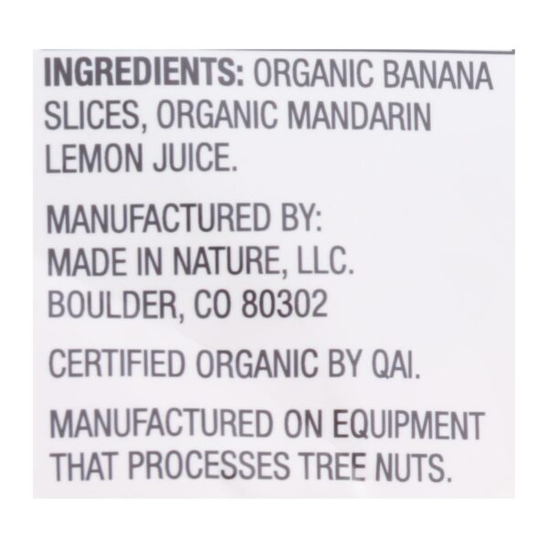 Made In Nature - Banana Dried - Case Of 6-12 Oz - Image 2