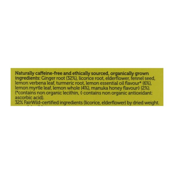 Pukka - Tea Organic Lemon Ginger Manuka Honey - Case Of 4-20 Bags - Image 2