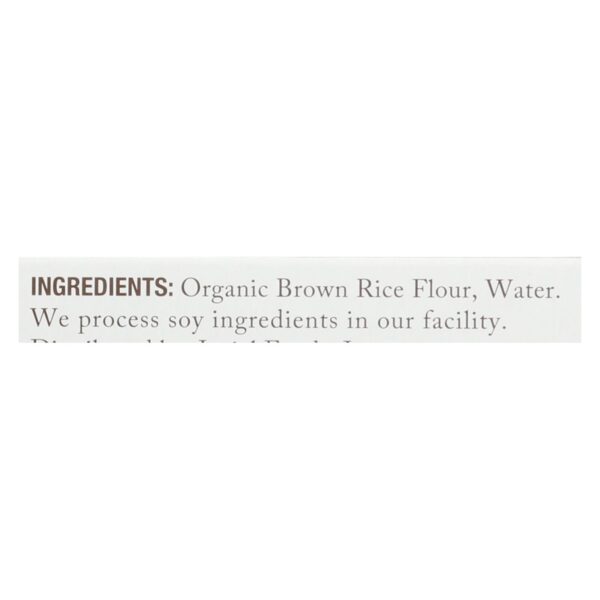 Jovial - Organic Brown Rice Pasta - Fettuccine - Case Of 12 - 12 Oz. - Image 2