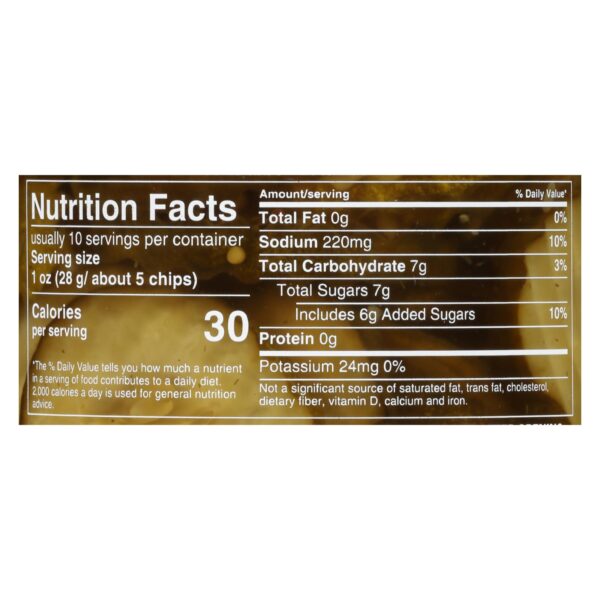 Mt Olive Pickle Co - Organic Pickles - Bread And Butter Chips - Case Of 6 - 16 Fl Oz. - Image 2