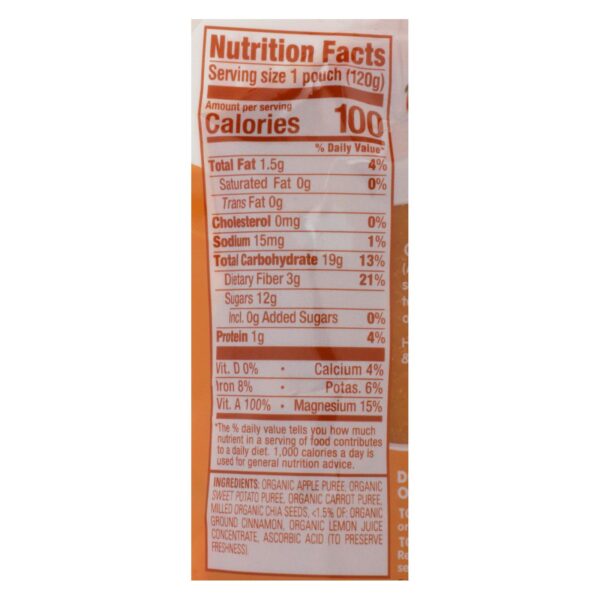 Happy Baby Happytot Organic Superfoods Sweet Potato Apple Carrot And Cinnamon - 4.22 Oz - Case Of 16 - Image 5