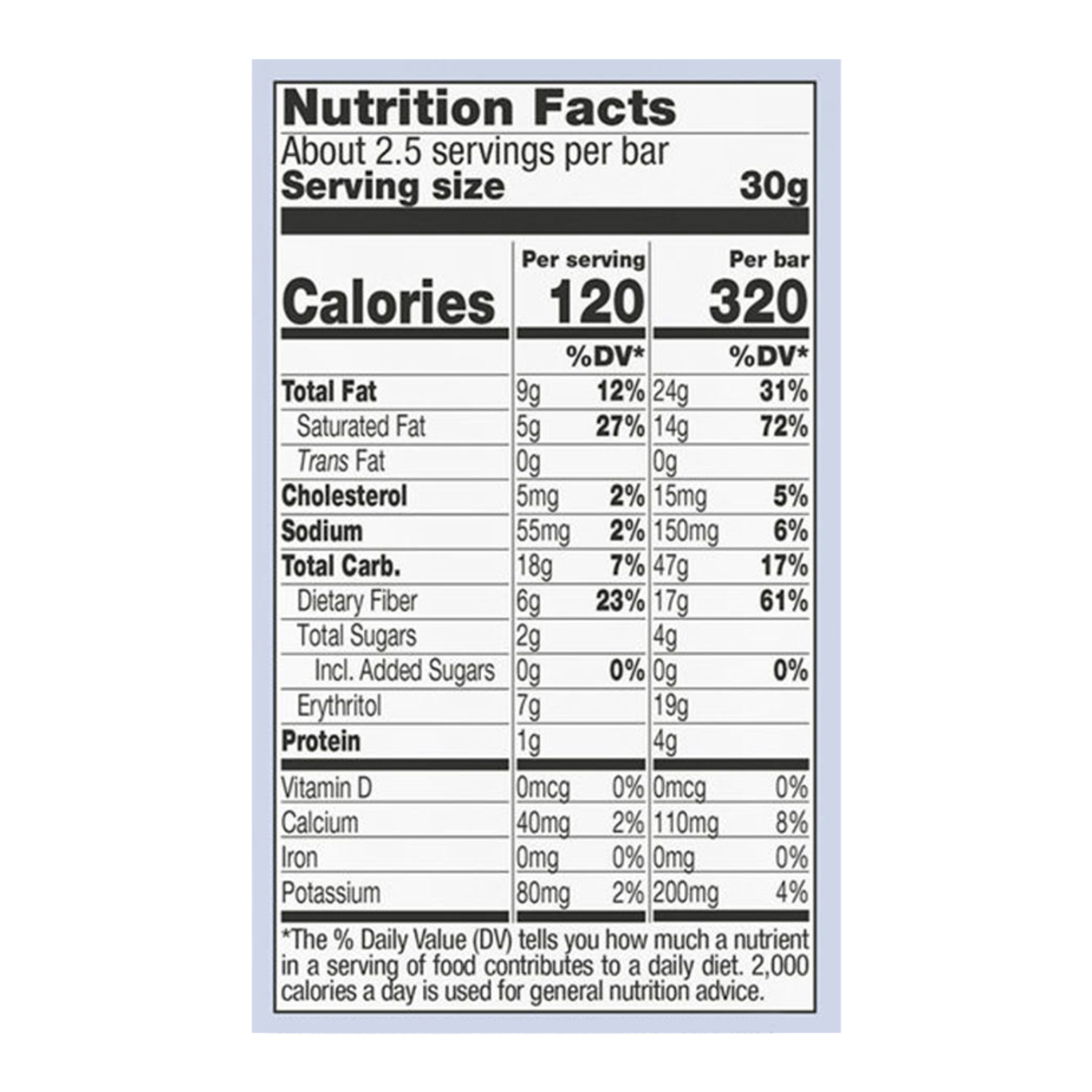 Lilys - Bar Cookie & Cream White Chocolate - Case Of 12-2.8 Oz - Image 2