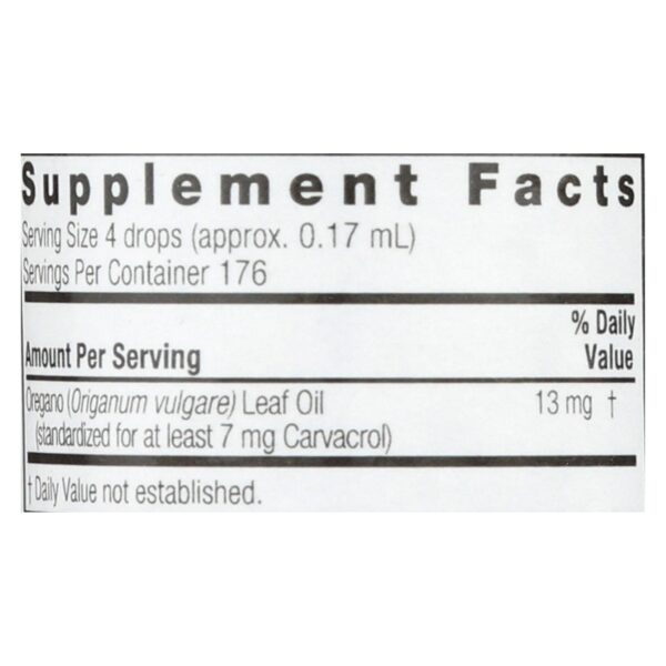 Nature's Answer - Oil Of Oregano Leaf - 1 Fl Oz - Image 2