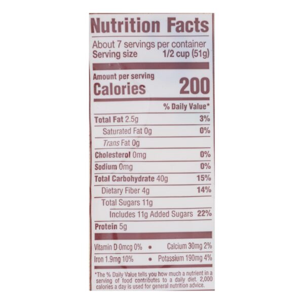 Back To Nature Classic Granola - Lightly Sweetened Whole Grain Rolled Oats - Case Of 6 - 12.5 Oz. - Image 2