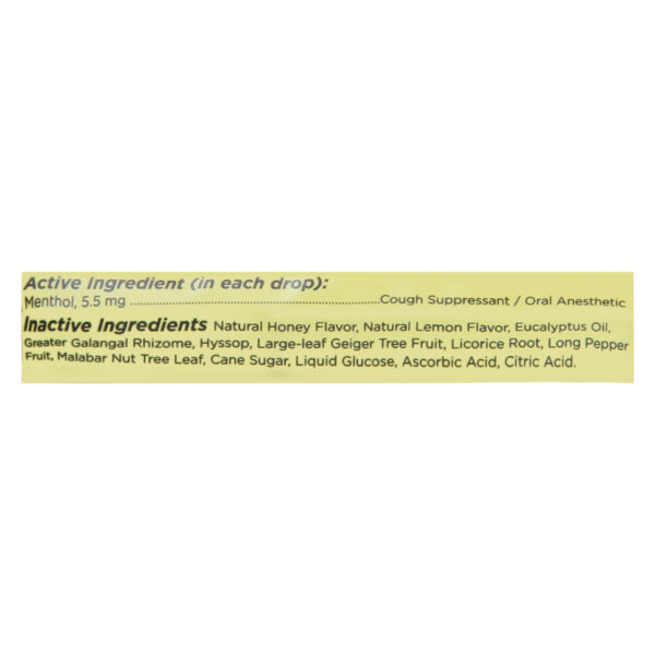 Herbion Naturals - Cough Drops Honey - 1 Each - 25 Ct - Image 2