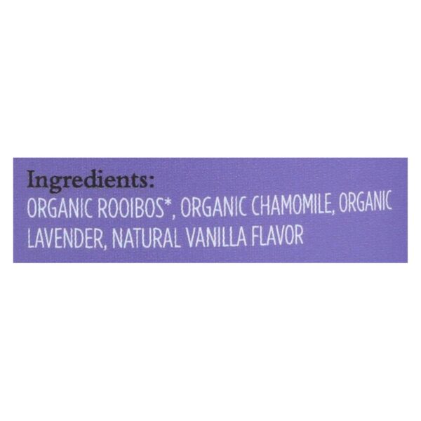 Paromi Tea - Organic - Roobios - Chamomile Lavender - Case Of 6 - 15 Bag - Image 2