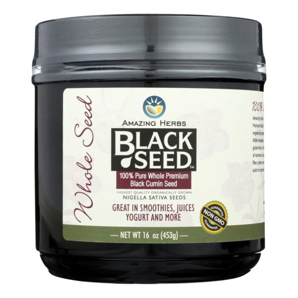 Amazing Herbs - Black Seed Whole Seed - 16 Oz - Image 2