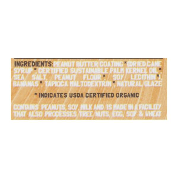 Barnana Chewy Banana Bites - Organic Peanut Butter - Case Of 12 - 3.5 Oz. - Image 2
