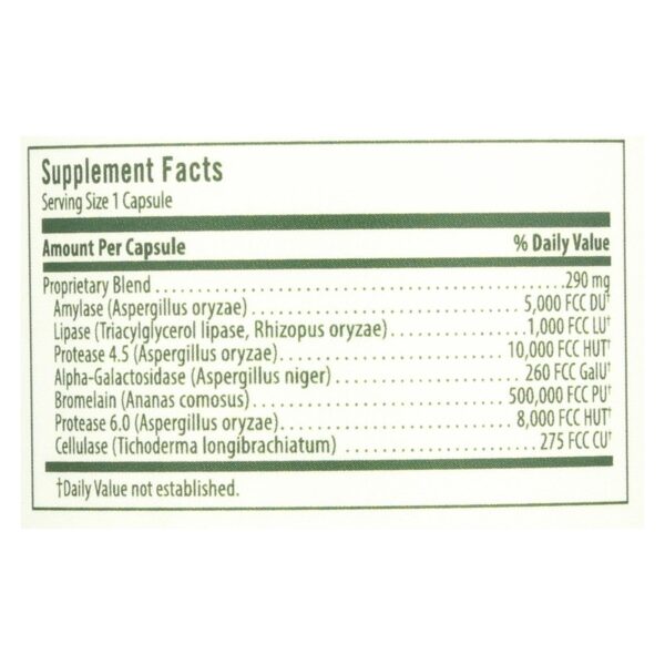 Flora - Enzyme Blend Adult - 1 Each-60 Vcap - Image 2