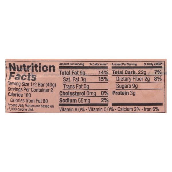 Bobo's Oat Bars - All Natural - Gluten Free - Chocolate Almond - 3 Oz Bars - Case Of 12 - Image 2