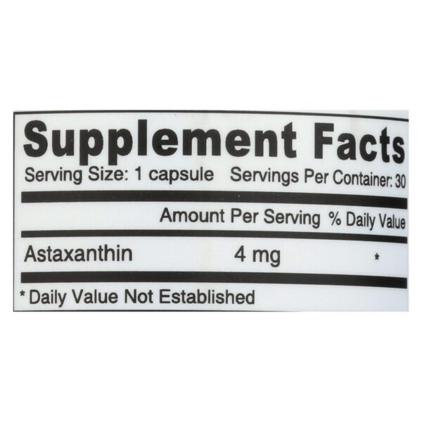 Deva Vegan Vitamins - Astaxanthin Super Antioxidant - 4 Mg - 30 Capsules - Image 2