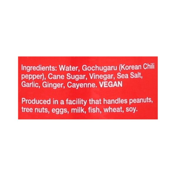 Seoul Kimchi Hot Sauce  - Case Of 6 - 13.2 Oz - Image 2