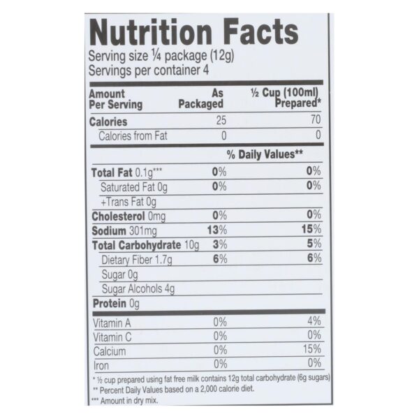 Simply Delish - Pudding Mix Strawberry - Case Of 6-1.7 Oz - Image 2