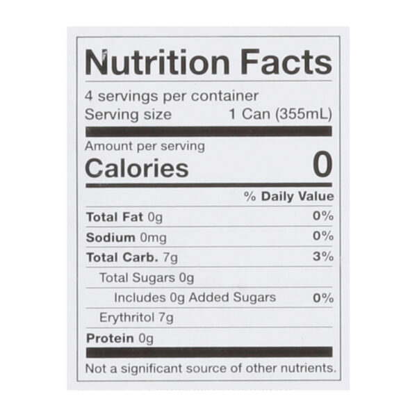 Virgil's - Soda Zero Sugar Vanilla Cream Can - Case Of 6-4/12 Fluid Ounces - Image 2