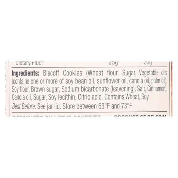Biscoff Cookie Butter Spread - Peanut Butter Alternative - Crunchy - 13.4 Oz - Case Of 8 - Image 2