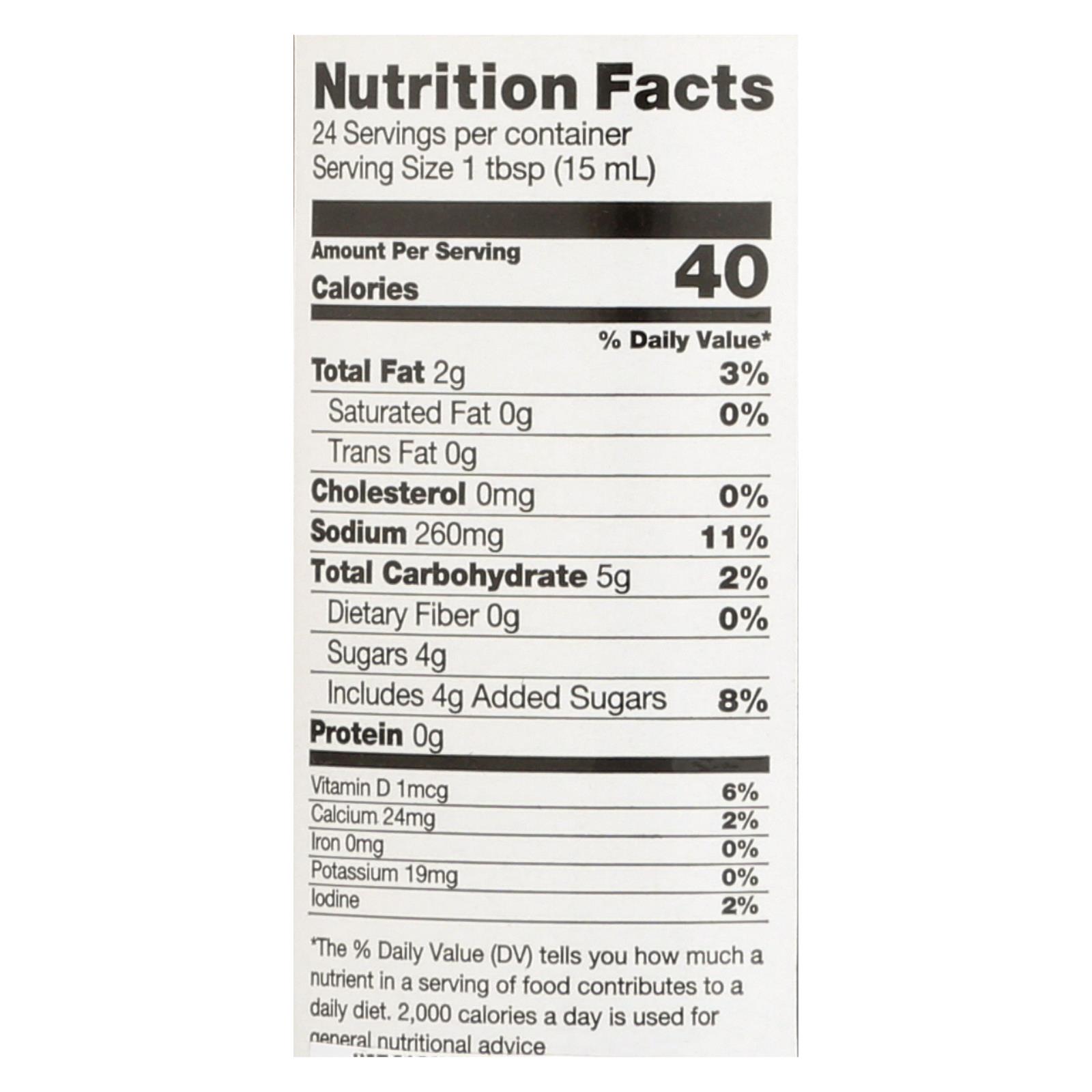 Ocean's Halo - Sauce No Soy Spicy Bbq - Case Of 6 - 12 Fz - Image 2