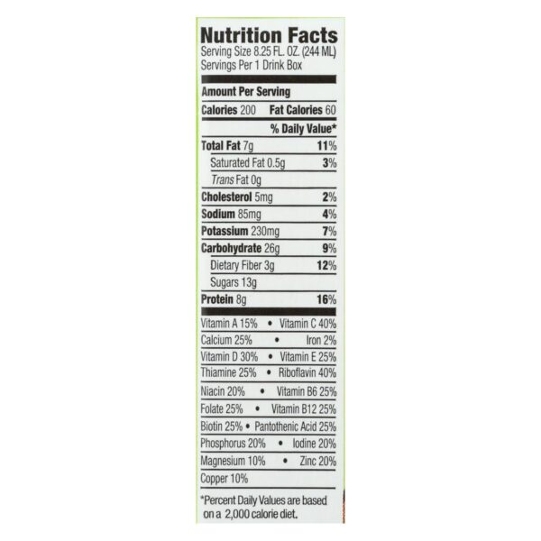 Orgain Organic Nutrition Shake - Chocolate Kids - 8.25 Fl Oz - Case Of 12 - Image 2